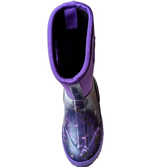 Oshkosh B'gosh Kids Girls Boys Splash Rain Boot With Handles Purple 13 Y… - Picture 1 of 8